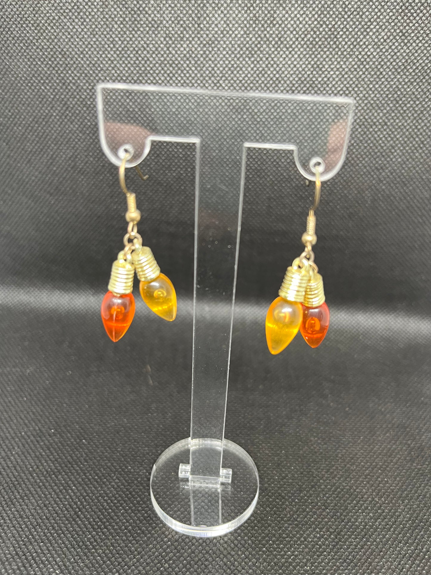Christmas light earrings C37
