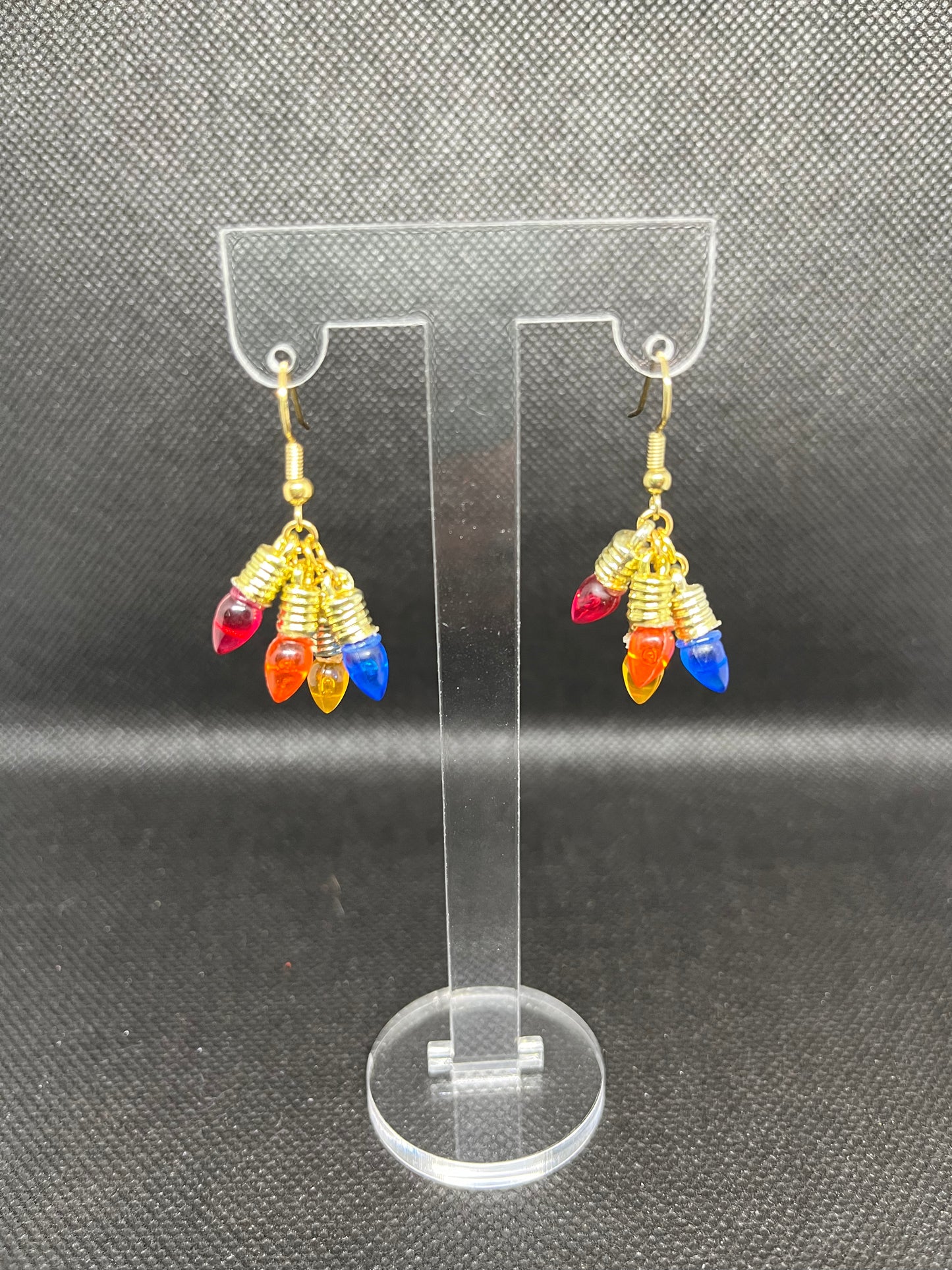 Christmas light earrings C46